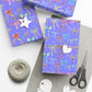 Bibbidi Bobbidi Bow, Princess Bows, Purple Background - Gift Wrap Papers