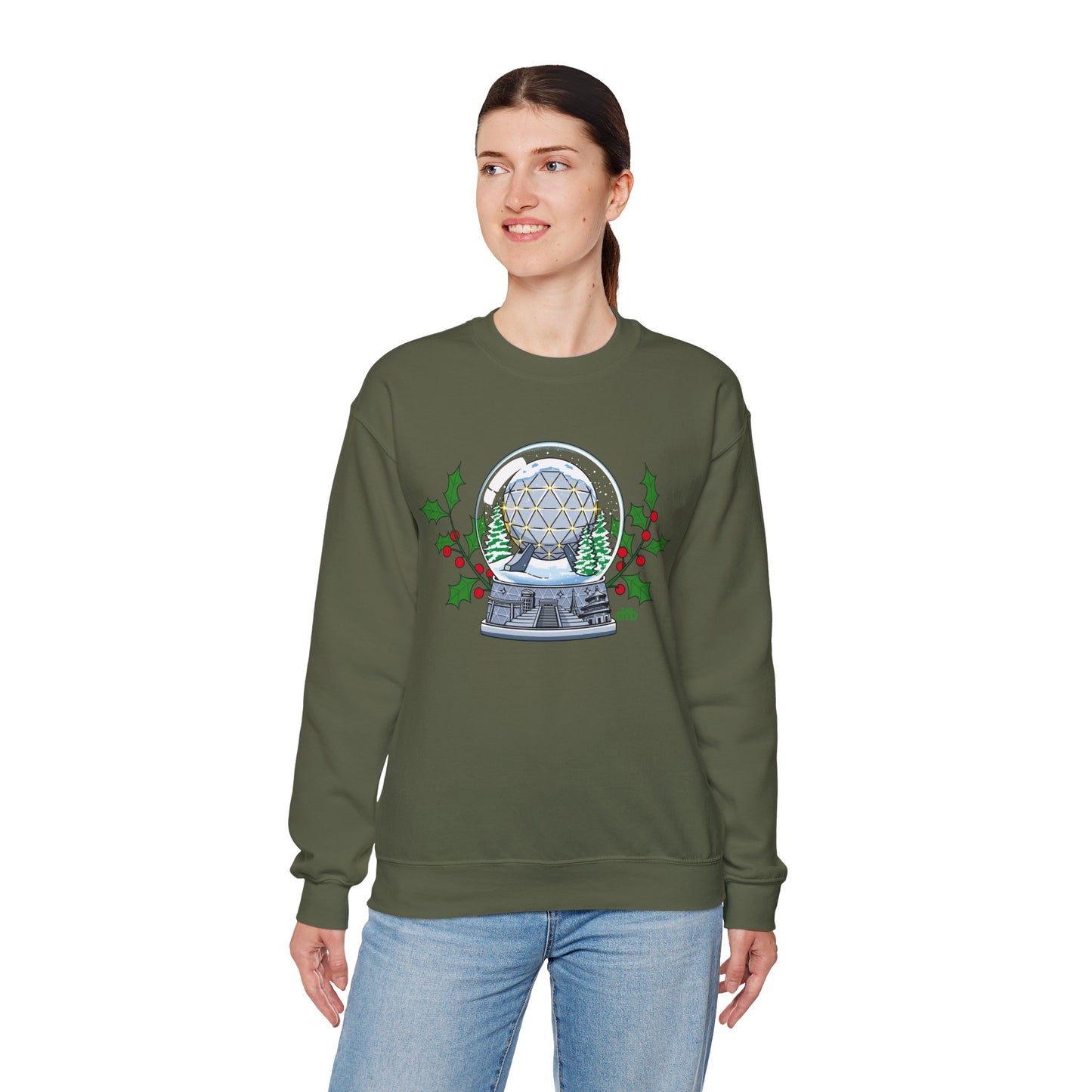 EPCOT Snowglobes - Adult Crewneck Sweatshirt