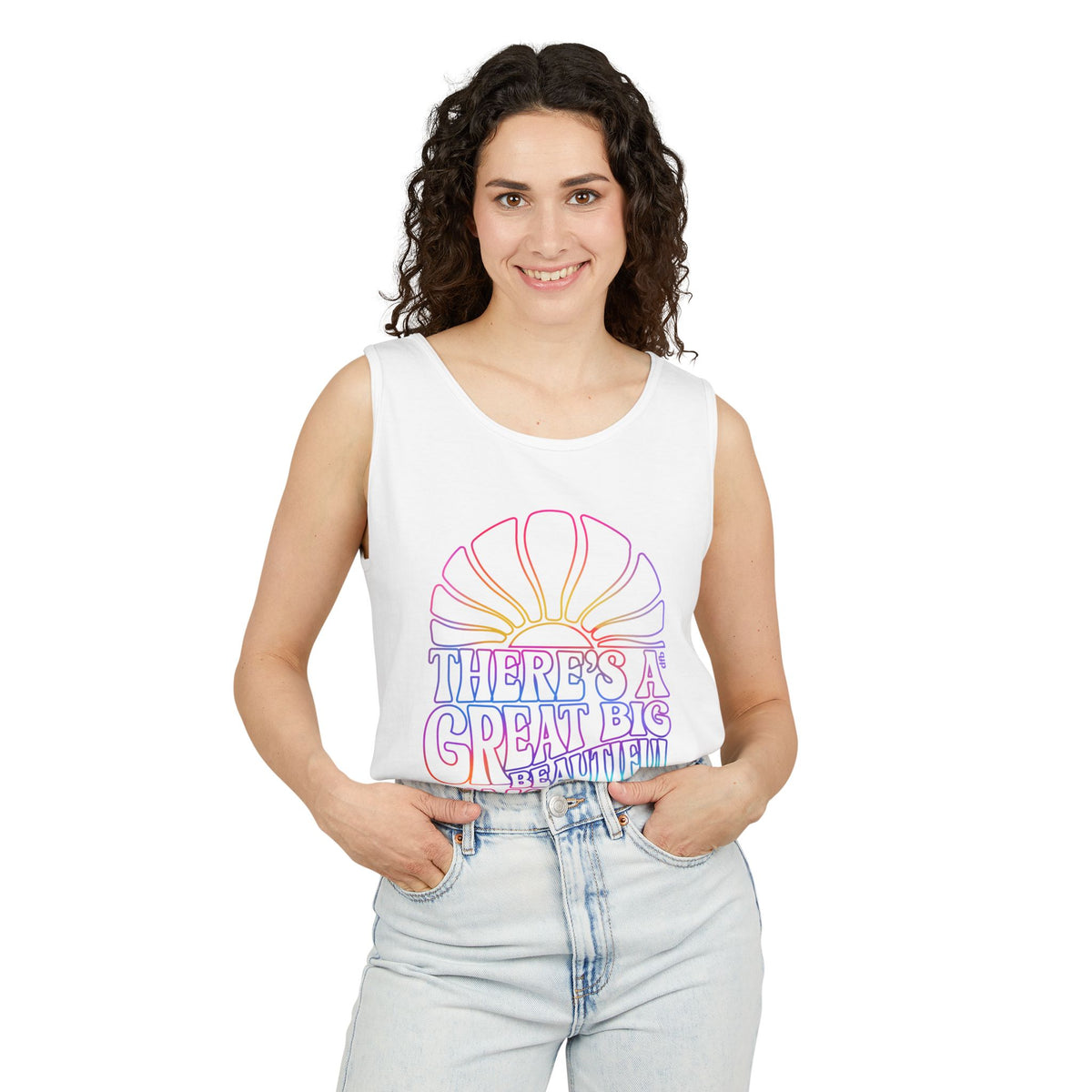 LIMITED EDITION Great Big Beautiful Tomorrow - Unisex Garment-Dyed Tank Top