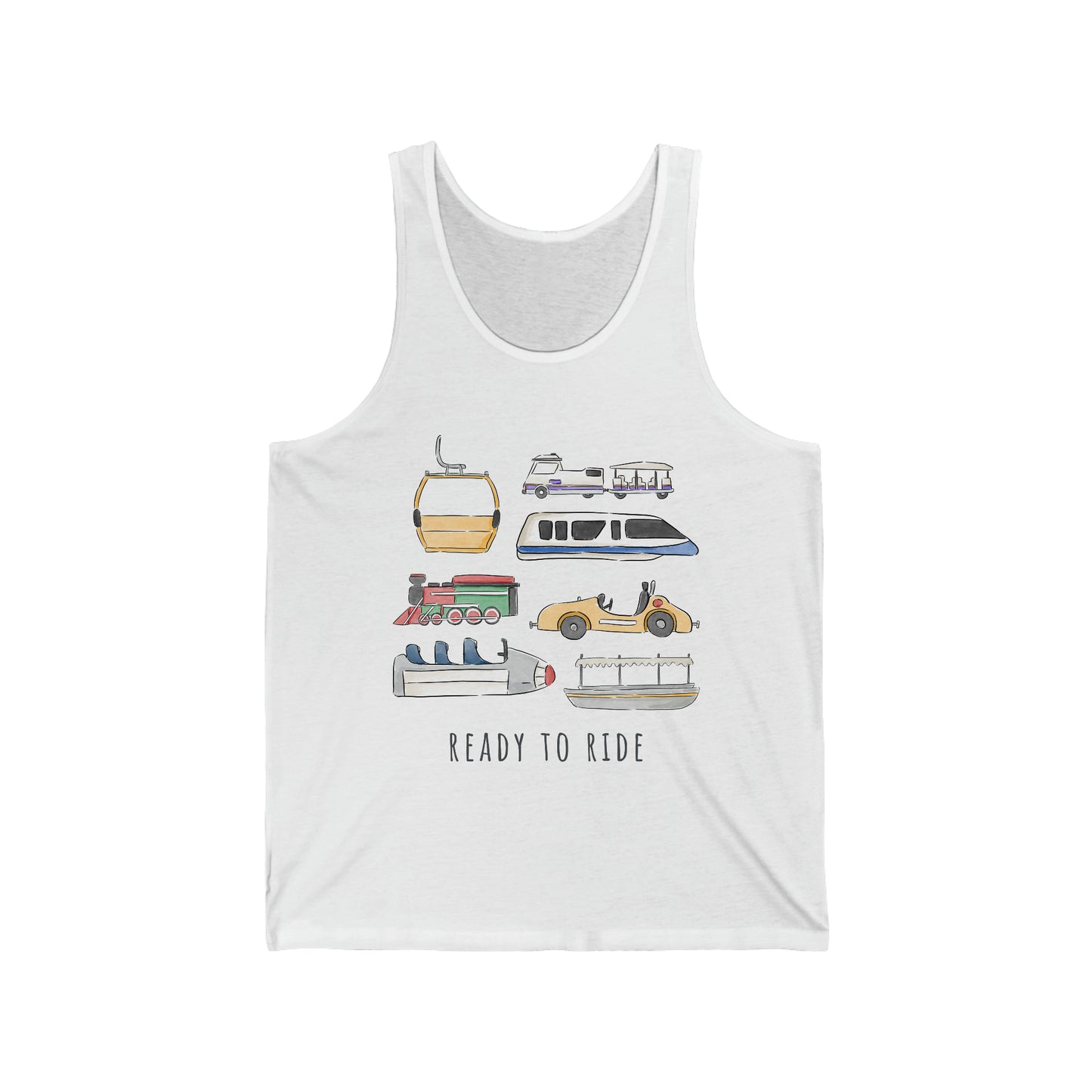 Ready To Ride Unisex Adult Tank Top