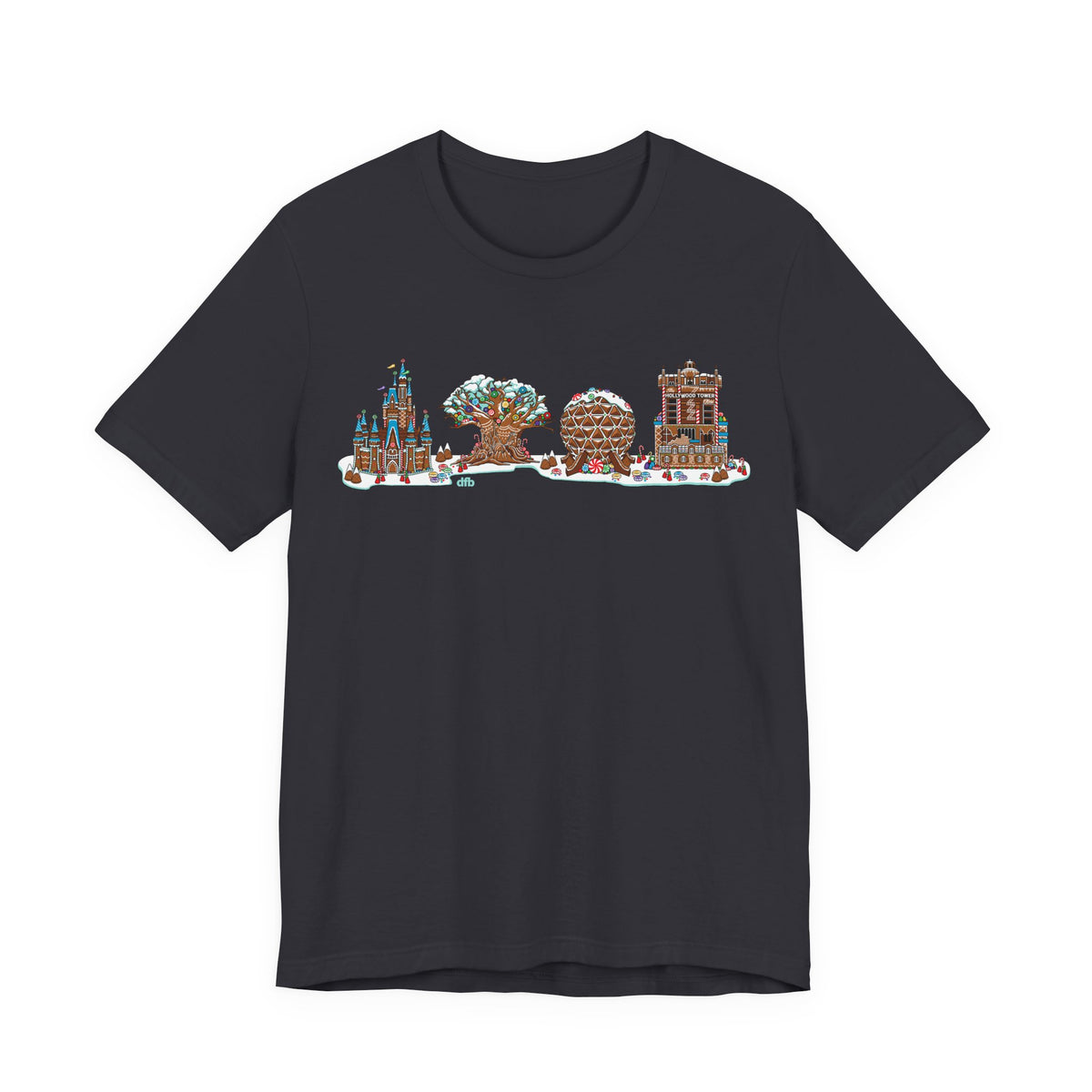 Gingerbread Park Icons - Adult Tee Shirt