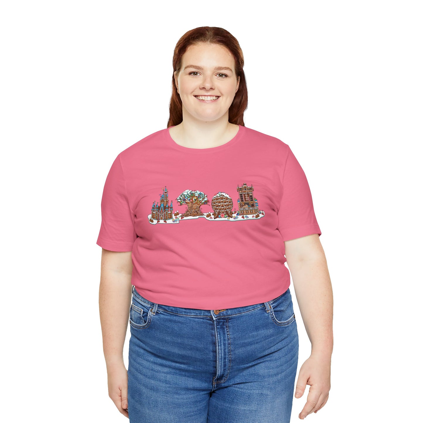Gingerbread Park Icons - Adult Tee Shirt