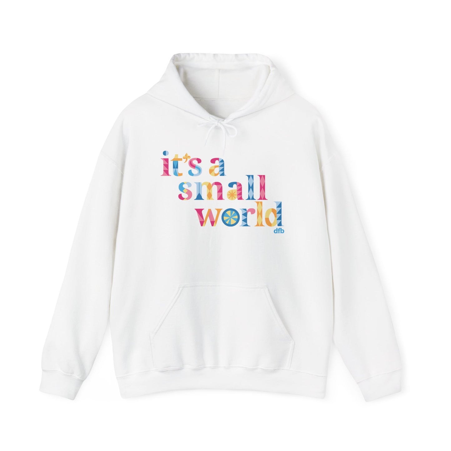 it's a small world -  Adult Hoodie Sweatshirt