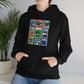 Animal Kingdom Vintage Stamps - Adult Hoodie Sweatshirt