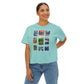 Animal Kingdom Vintage Stamps - Women's Boxy Tee