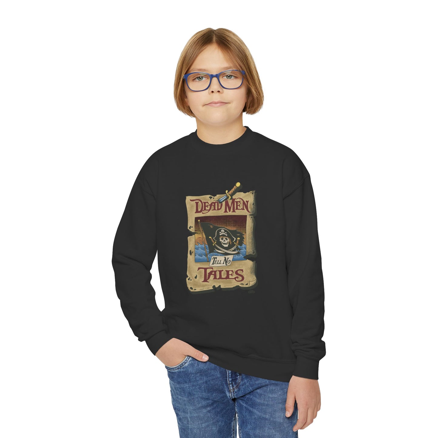 Dead Men Tell No Tales -  Youth Crewneck Sweatshirt