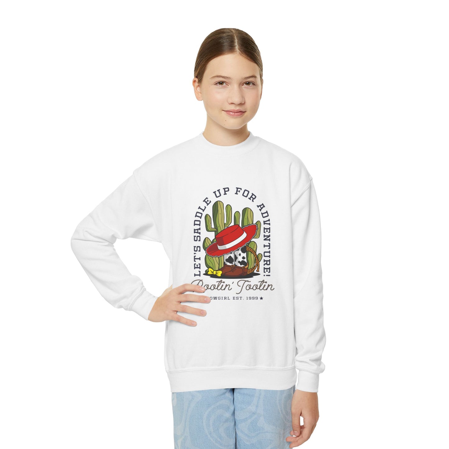 Rootin Tootin - Youth Crewneck Sweatshirt