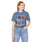 EPCOT Vintage Stamps - Adult Tee Shirt