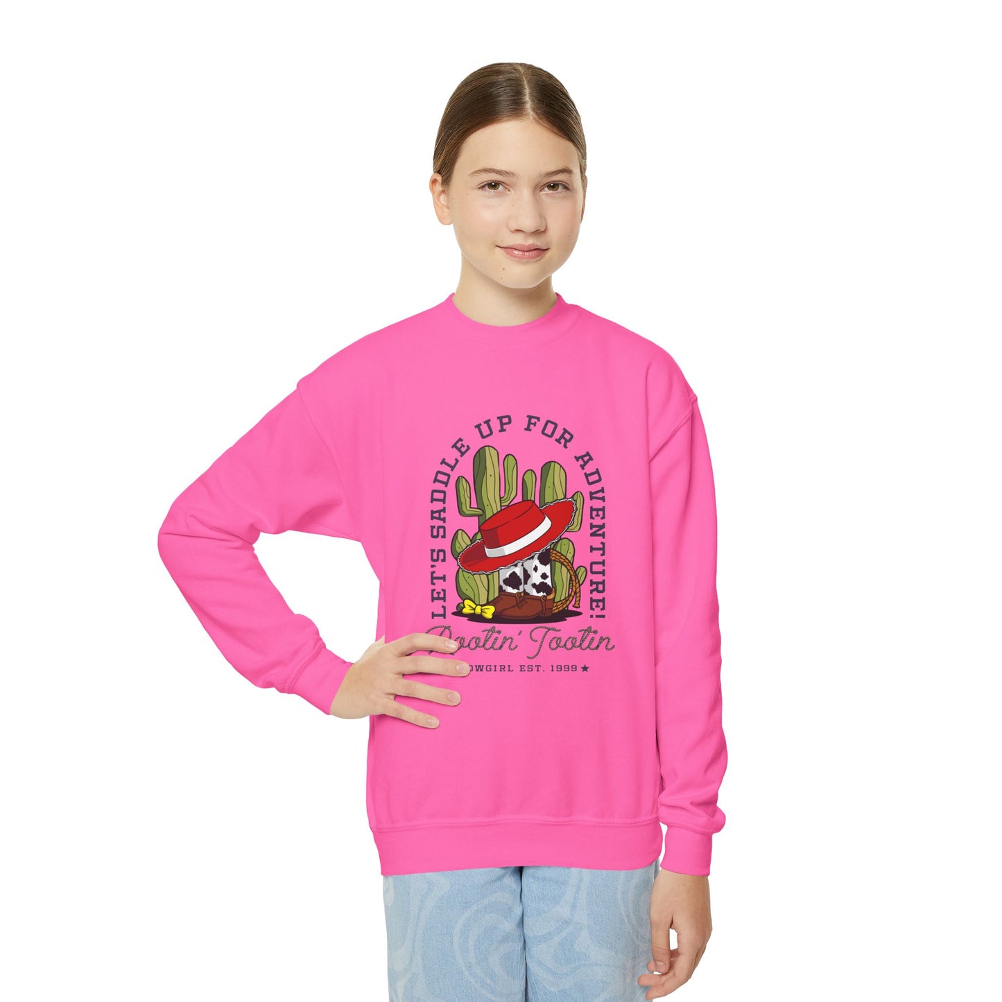 Rootin Tootin - Youth Crewneck Sweatshirt