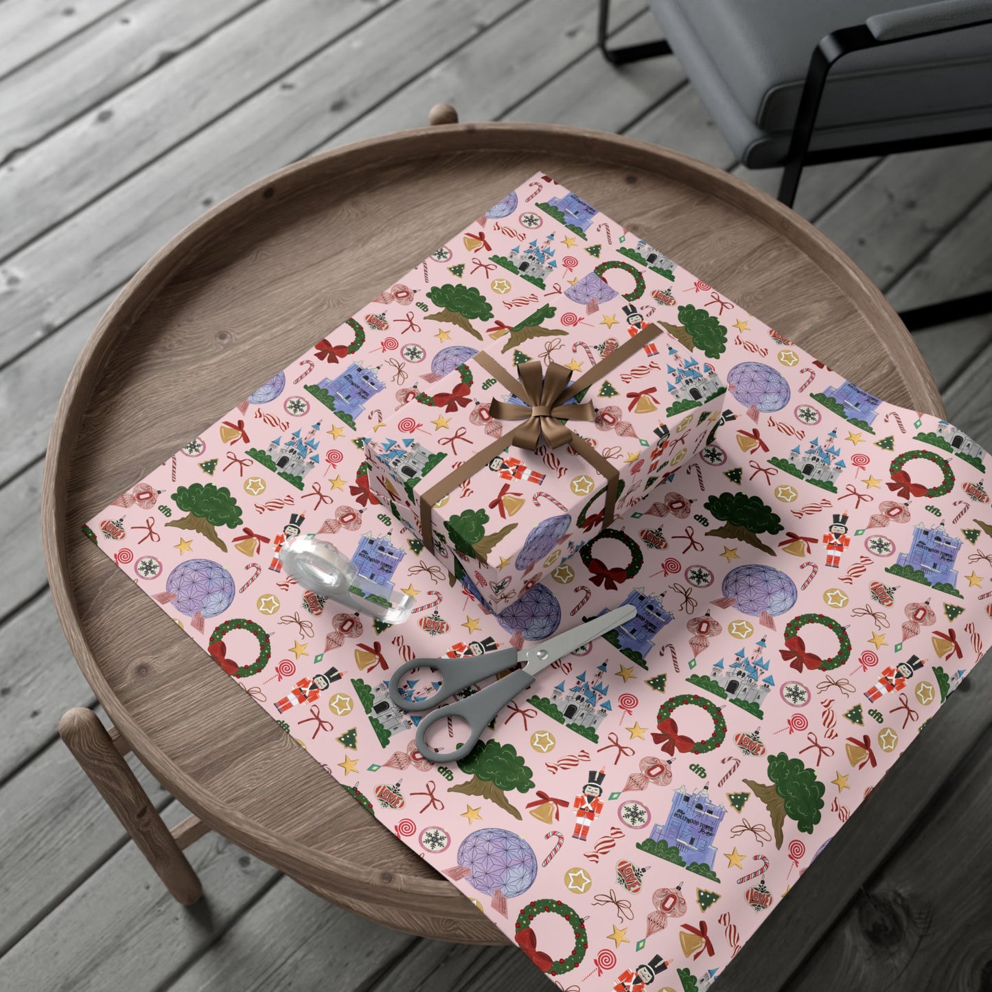 Park Icons Vintage Ornaments - Gift Wrap Papers