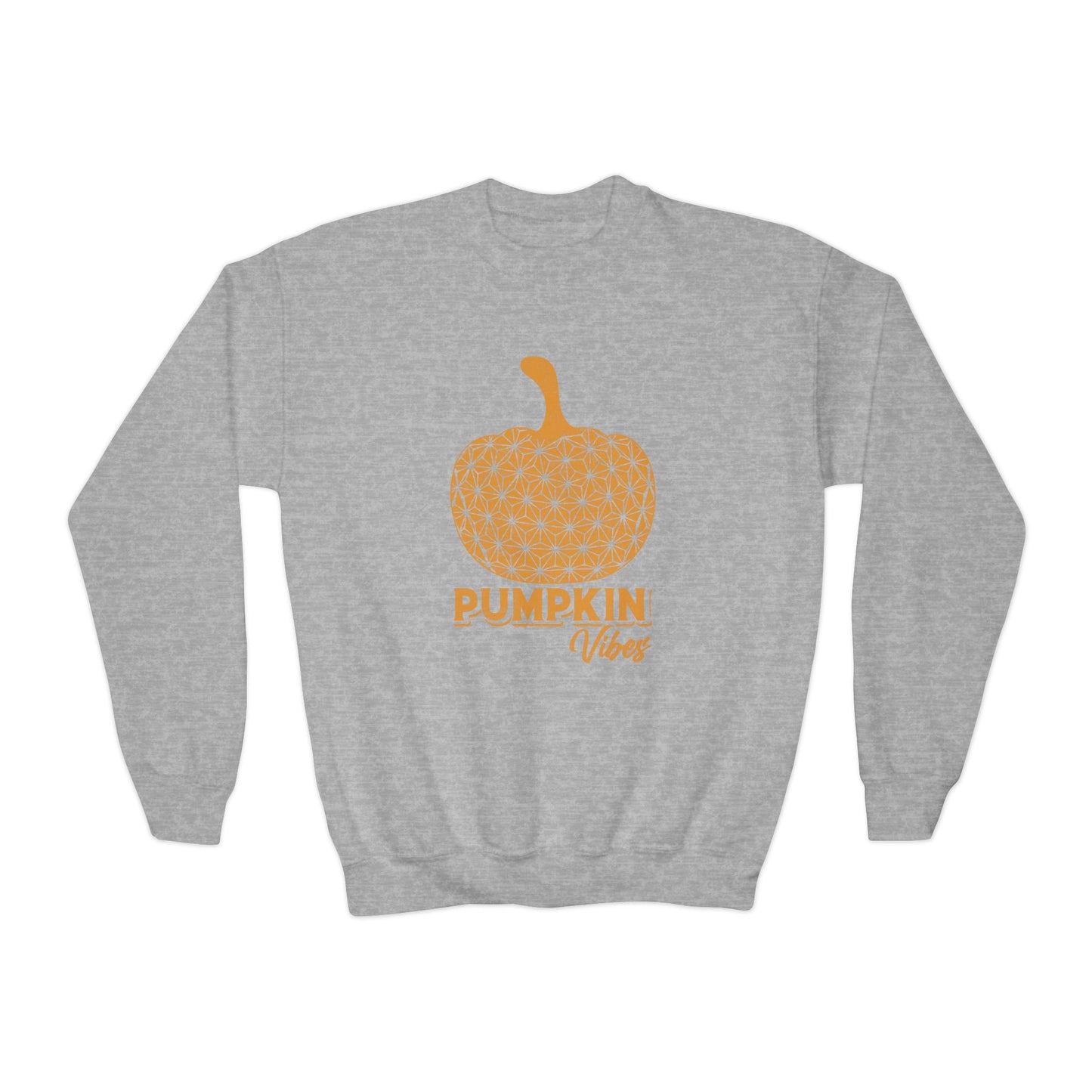 Pumpkin Vibes EPCOT Spaceship Earth Youth Crewneck Sweatshirt