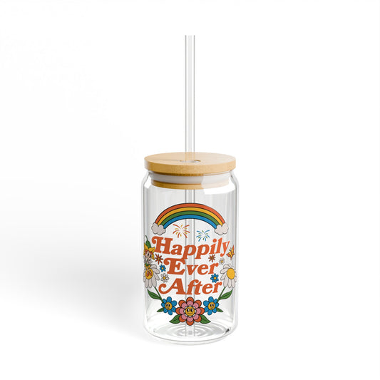 Happily Ever After Disney Fireworks - Sipper Glass, 16oz