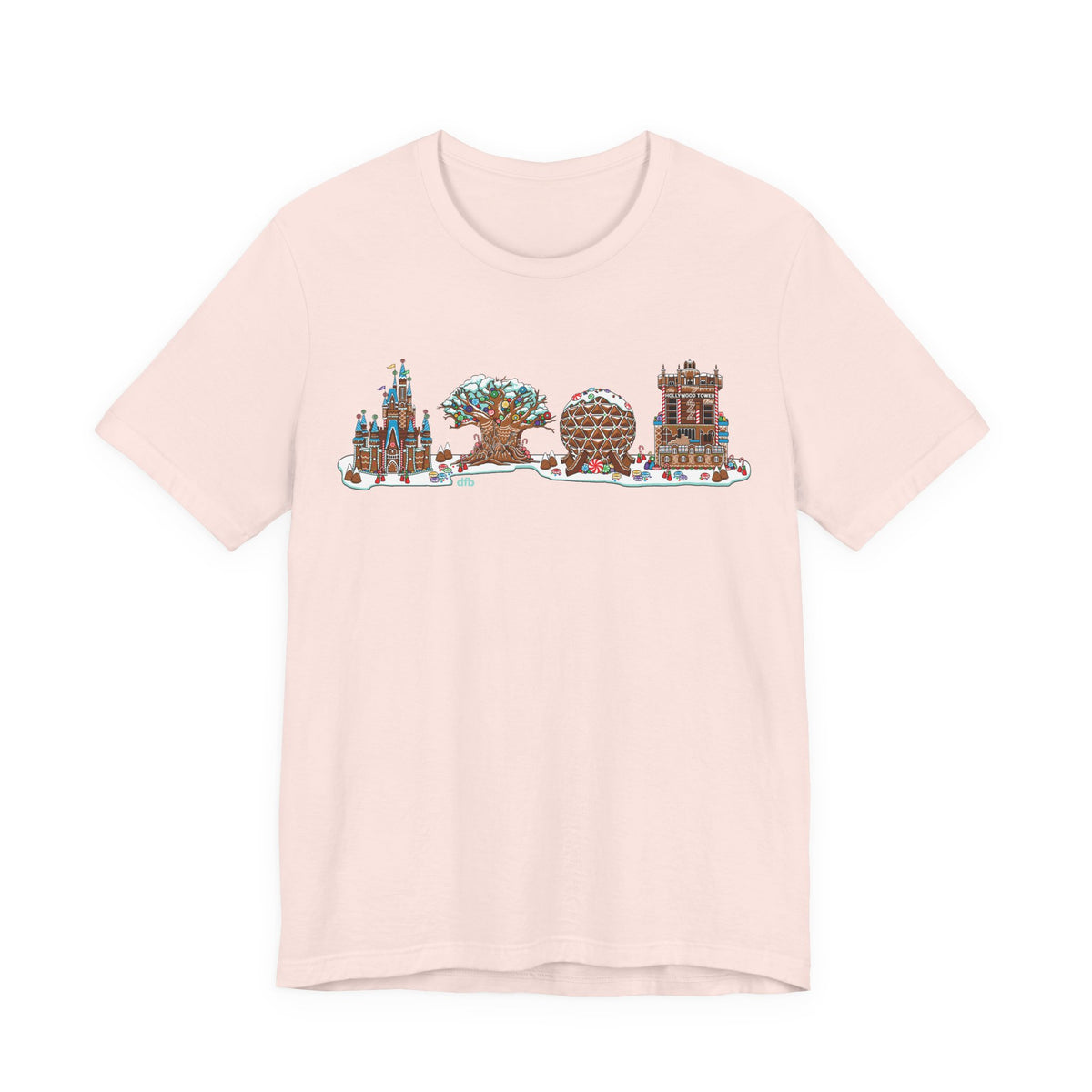 Gingerbread Park Icons - Adult Tee Shirt