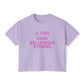 If Lost, Return to the Parks - Women's Boxy Tee