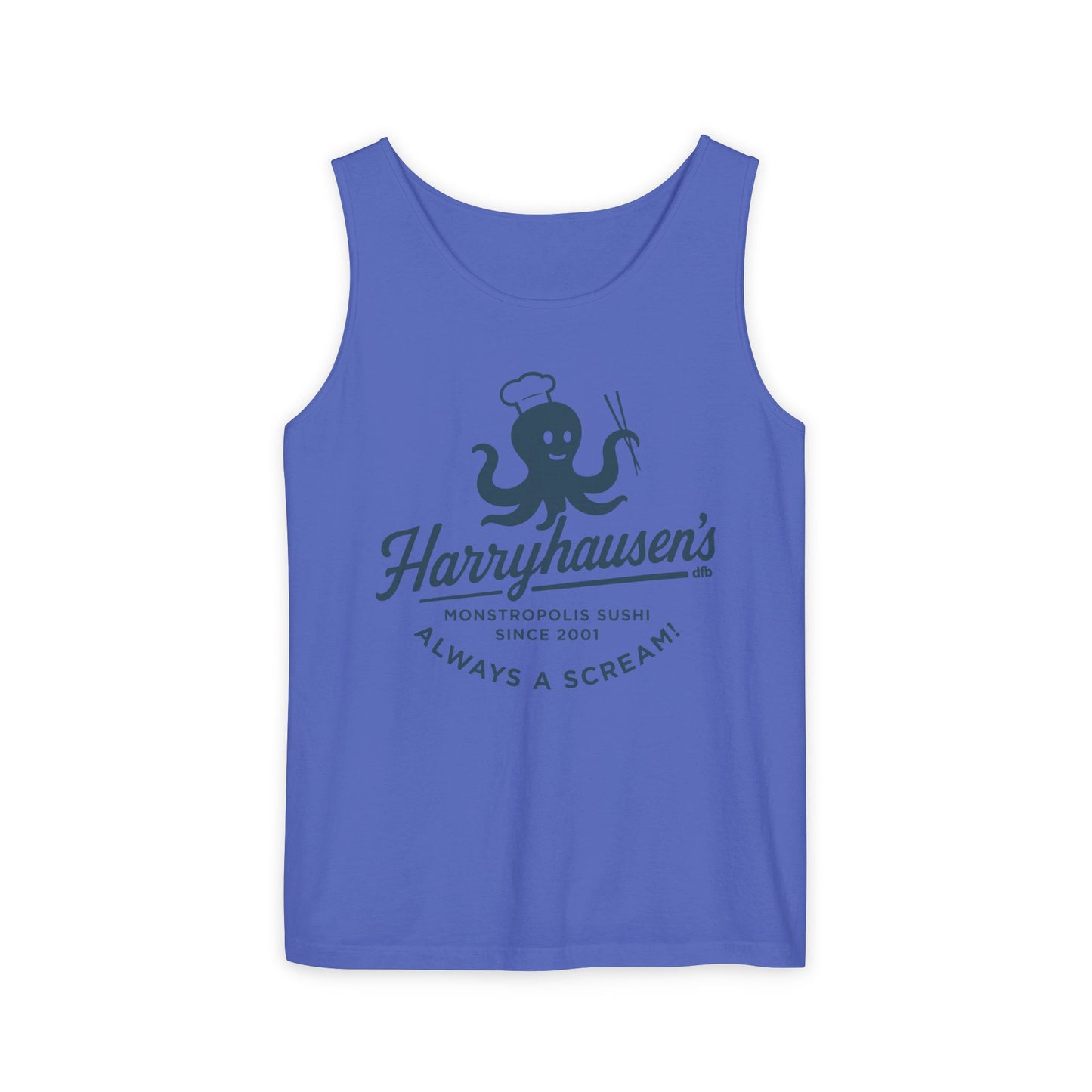 Harryhausen's - Unisex Garment-Dyed Tank Top