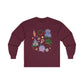 Park Icons Vintage Ornaments - Long Sleeve Tee