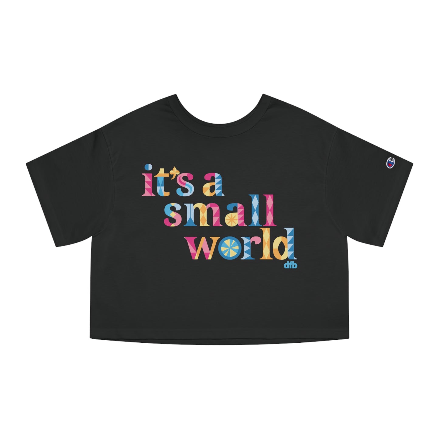 it's a small world - Champion Women's Heritage Cropped T-Shirt