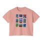 EPCOT Vintage Stamps - Women's Boxy Tee