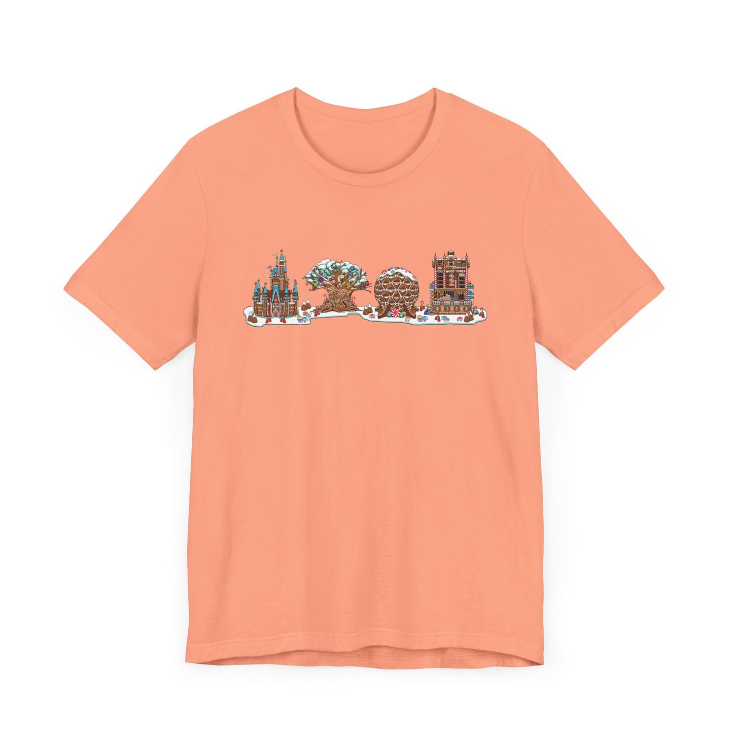 Gingerbread Park Icons - Adult Tee Shirt