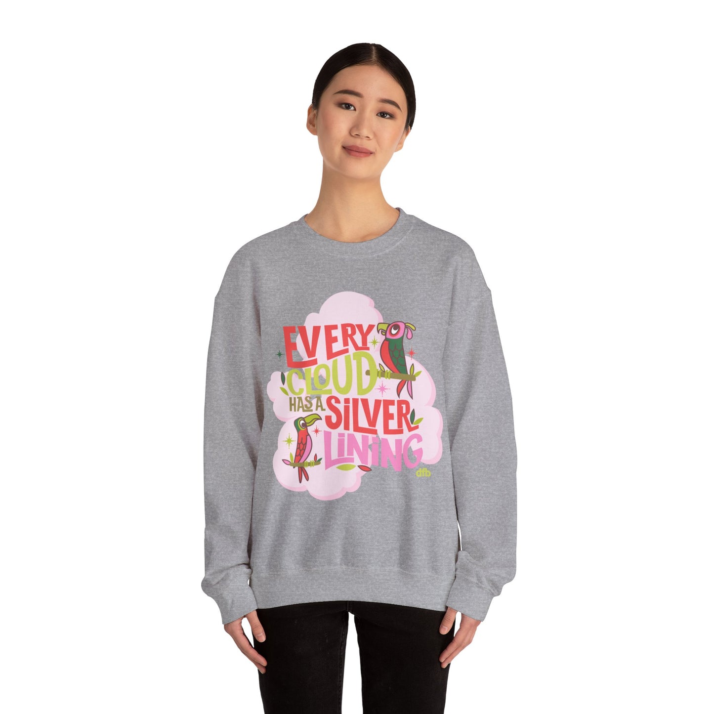 LIMITED EDITION Every Cloud Has a Silver Lining - Adult Crewneck Sweatshirt