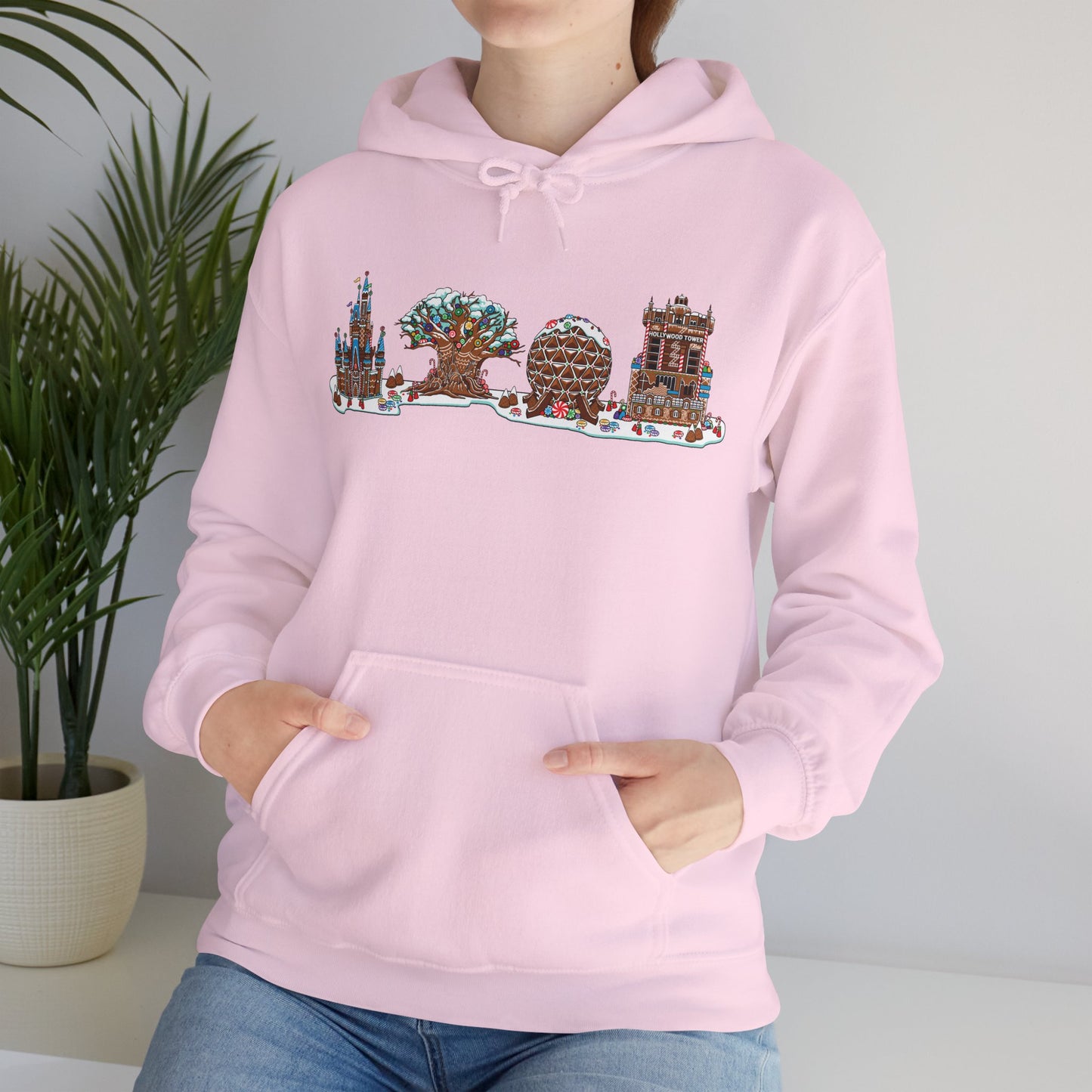 Gingerbread Park Icons - Adult Hoodie Sweatshirt