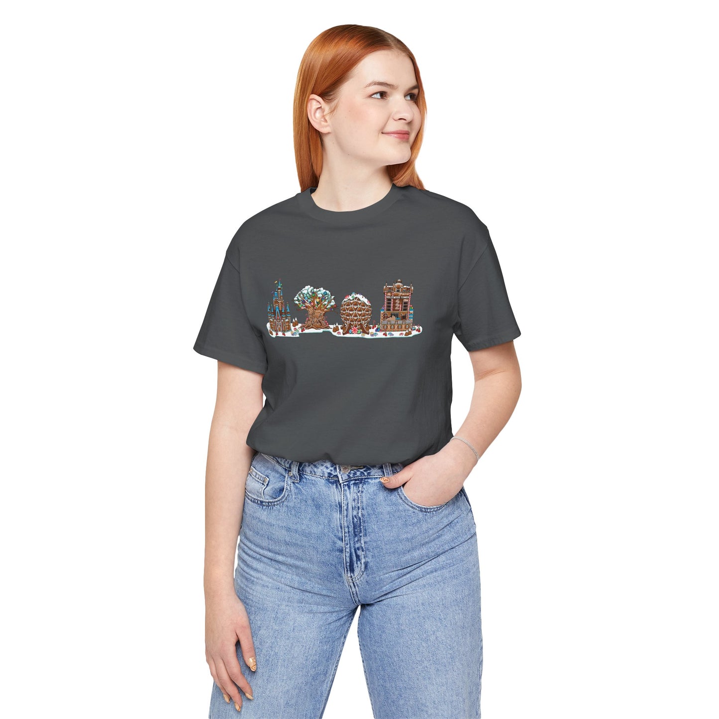 Gingerbread Park Icons - Adult Tee Shirt