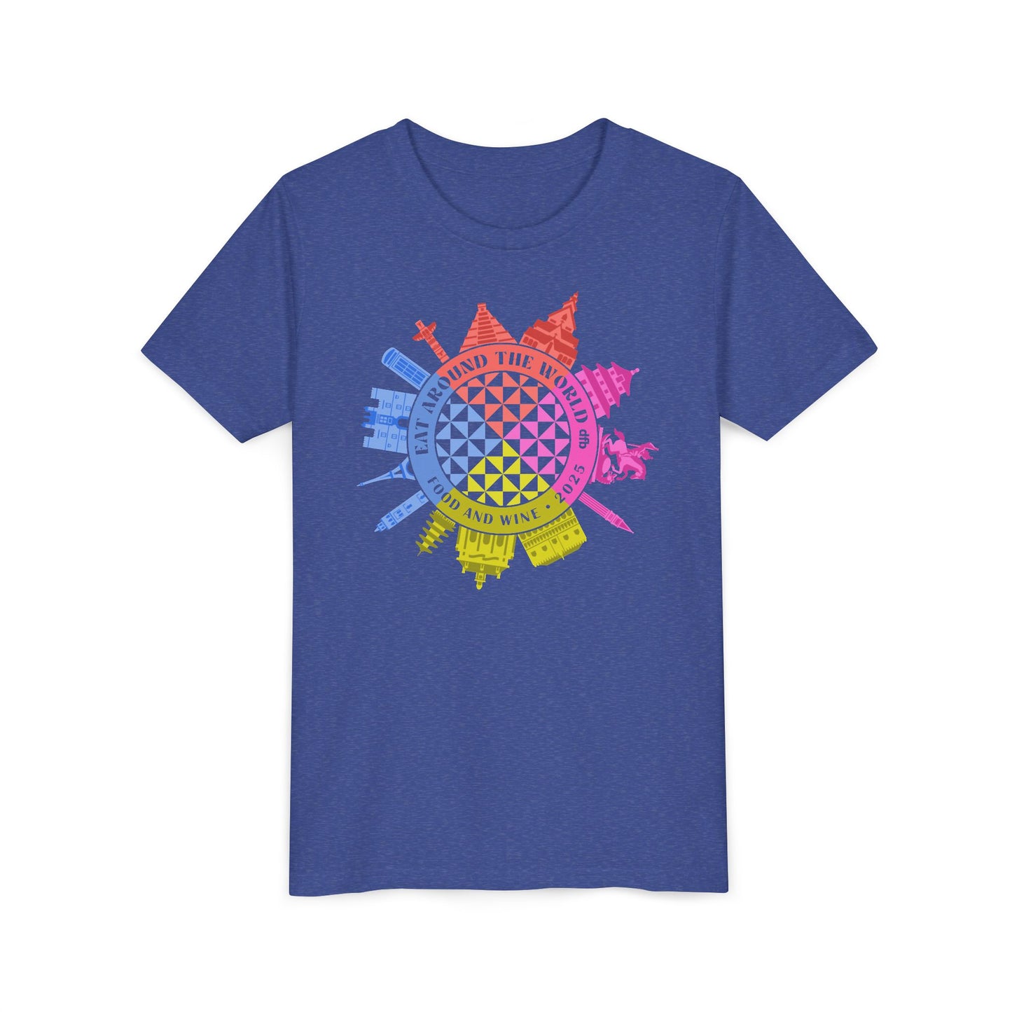 LIMITED EDITION Food & Wine Compass -  Kid's Short Sleeve Tee Shirt