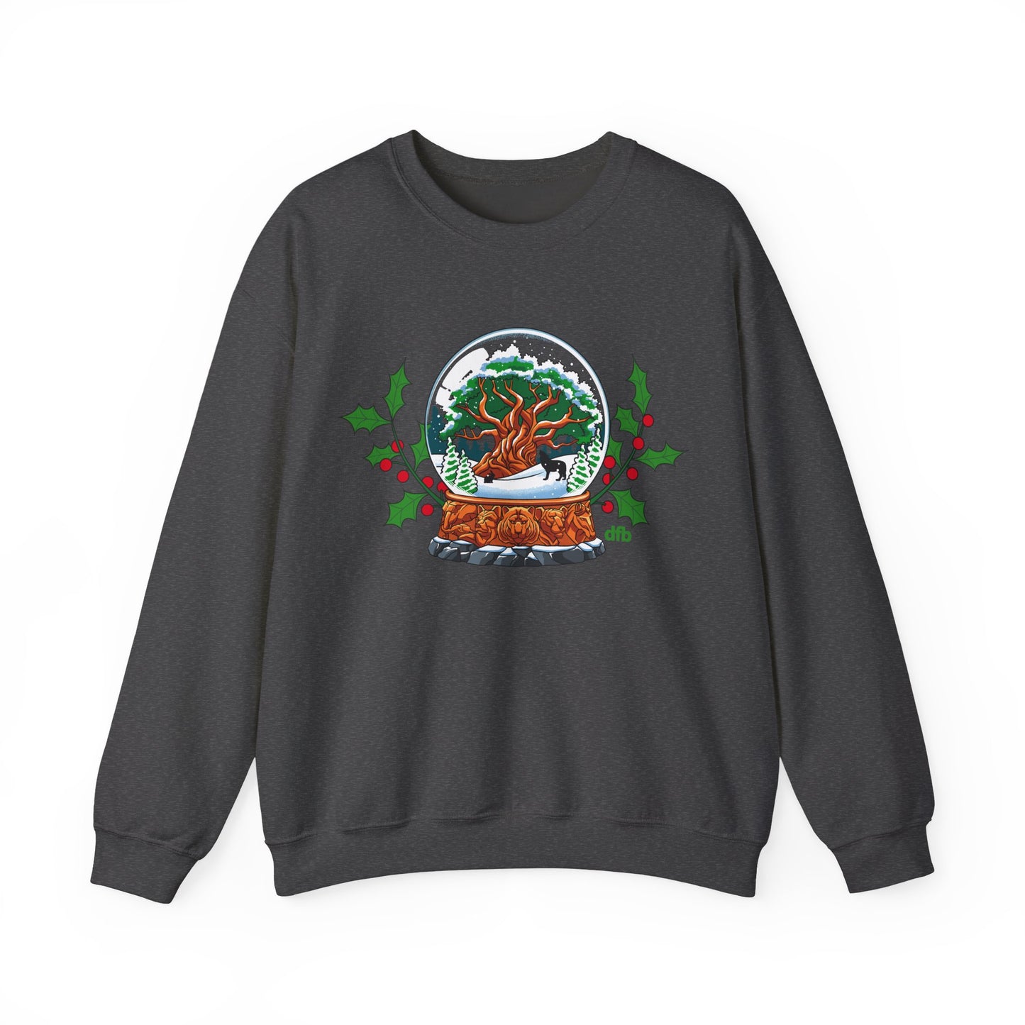 Animal Kingdom Snowglobes - Adult Crewneck Sweatshirt