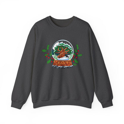 Animal Kingdom Snowglobes - Adult Crewneck Sweatshirt