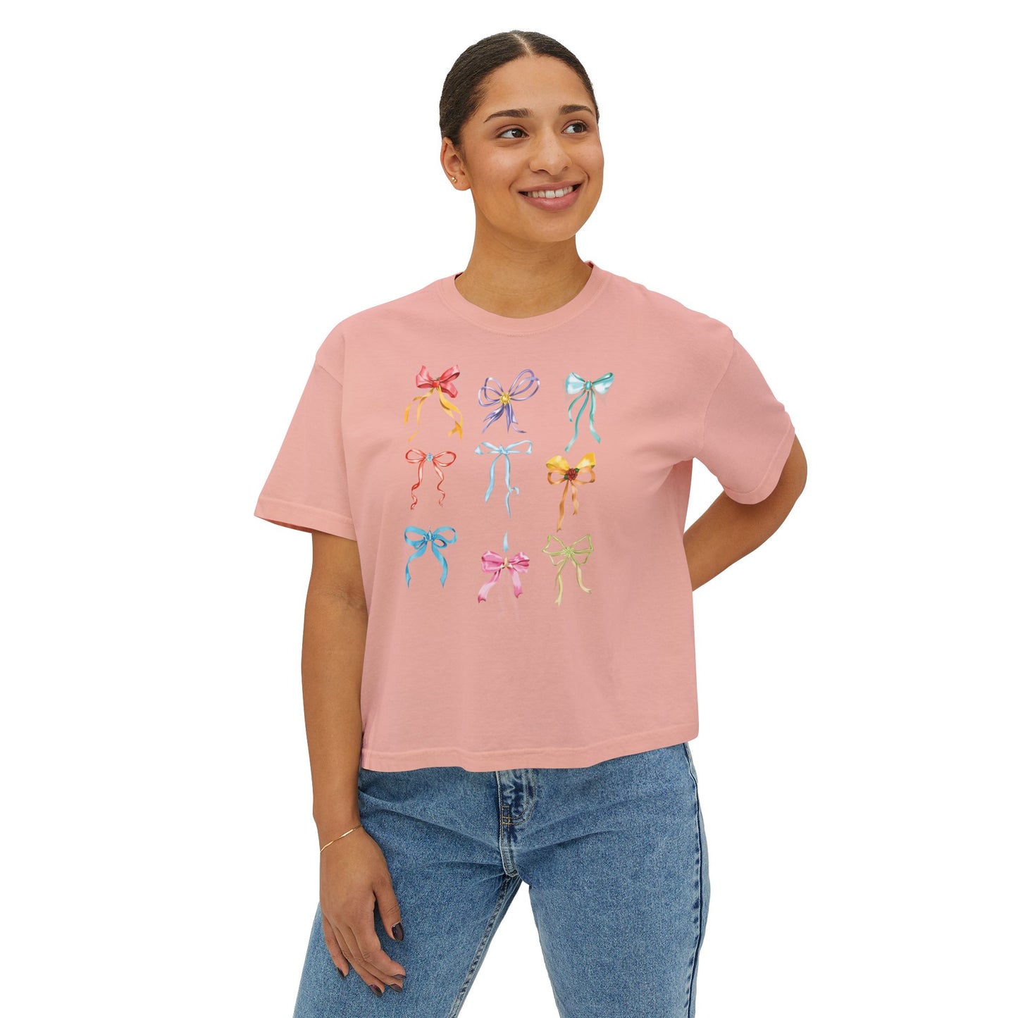 Bibbidi Bobbidi Bow - Princess Bows - Women's Boxy Tee