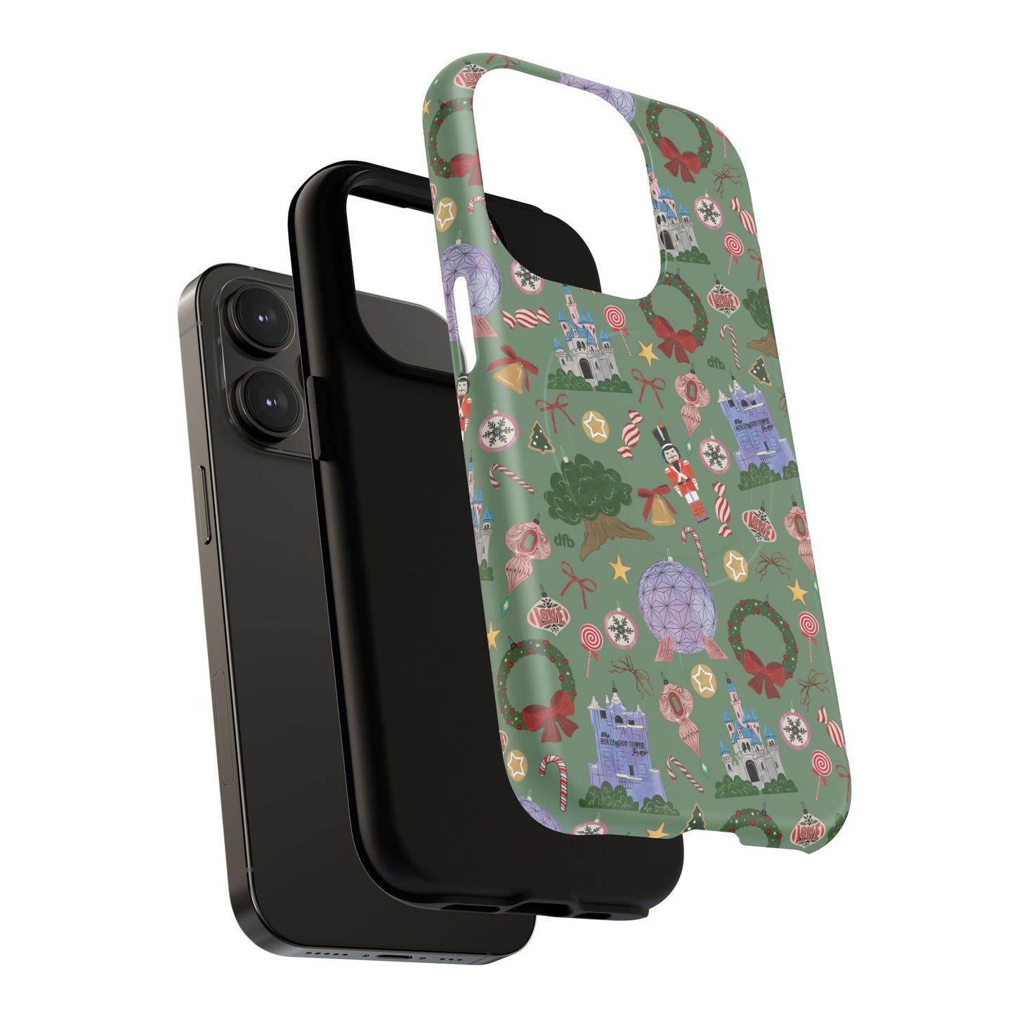 Park Icons Vintage Ornaments - Tough Magnetic iPhone Case