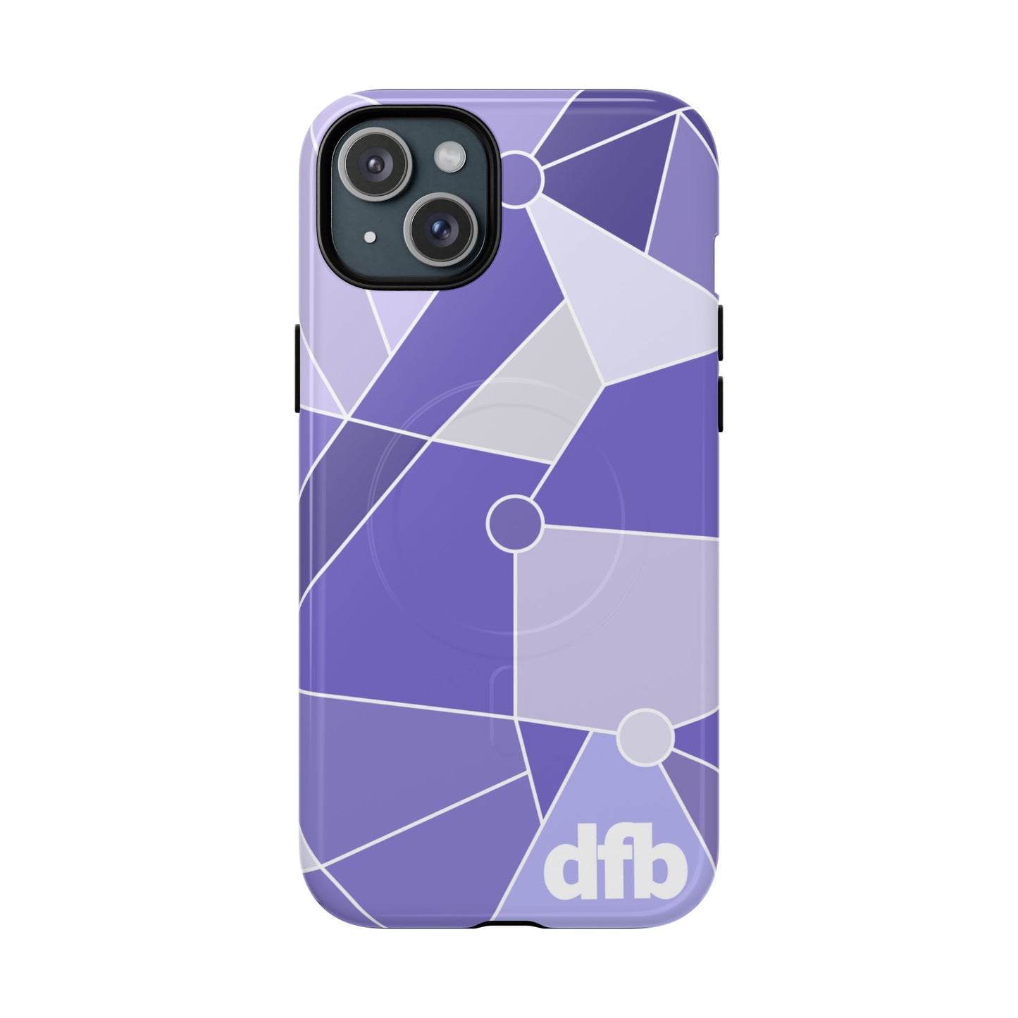 Tomorrowland Purple Wall - Tough Magnetic iPhone Case