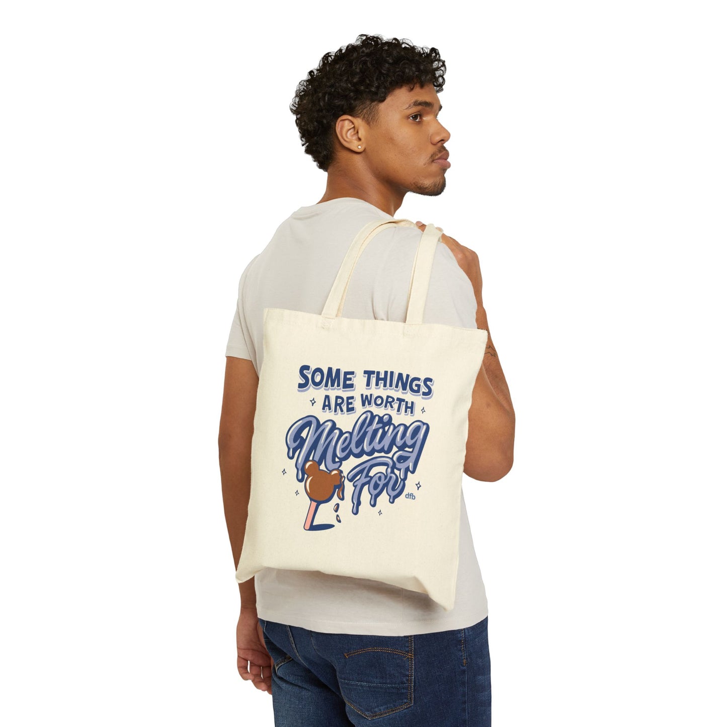 Some Things Are Worth Melting For - Cotton Canvas Tote Bag