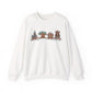 Gingerbread Park Icons - Adult Crewneck Sweatshirt