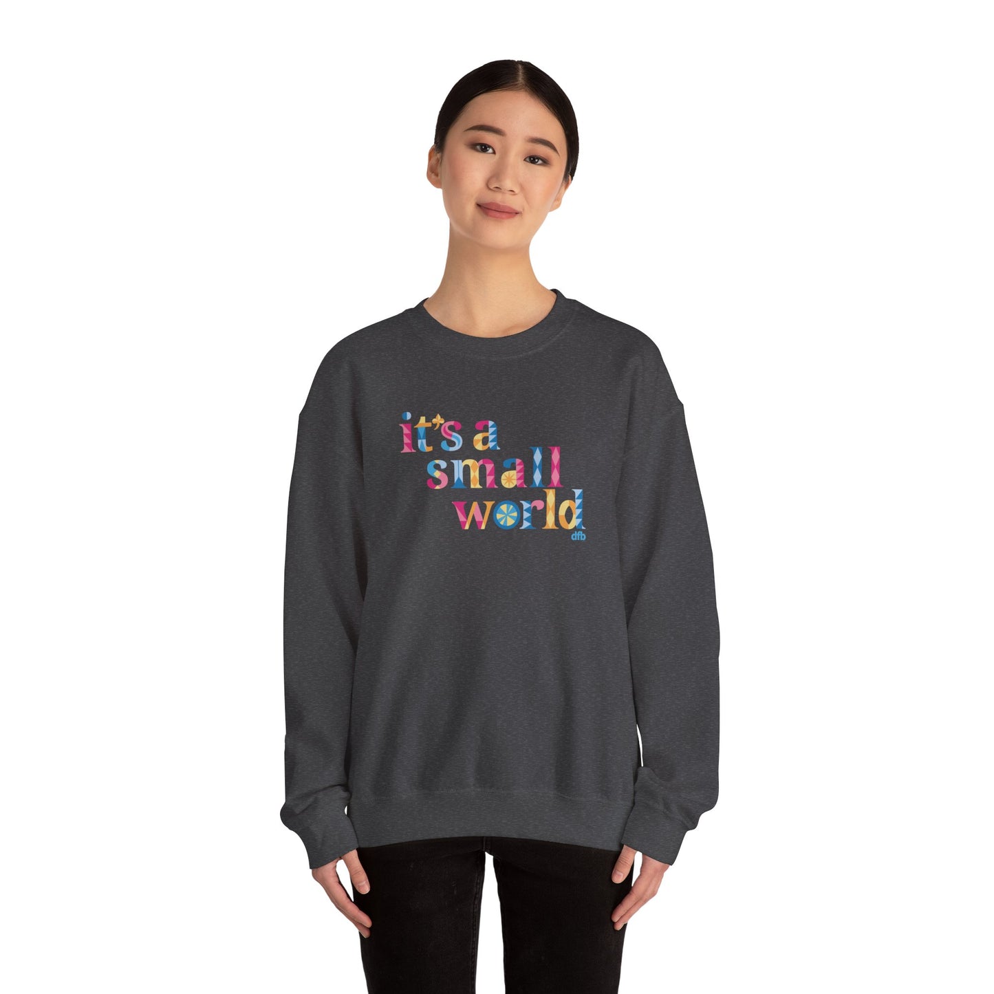 it's a small world - Adult Crewneck Sweatshirt