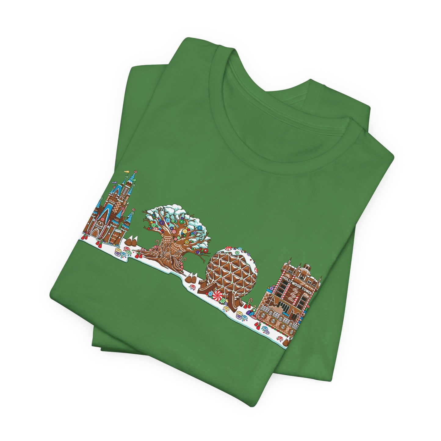 Gingerbread Park Icons - Adult Tee Shirt
