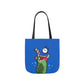 Tick Tock Croc- Canvas Tote Bag