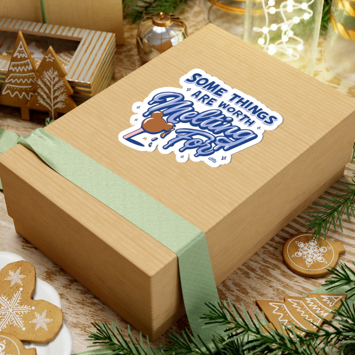 Some Things Are Worth Melting For  - Kiss-Cut Stickers