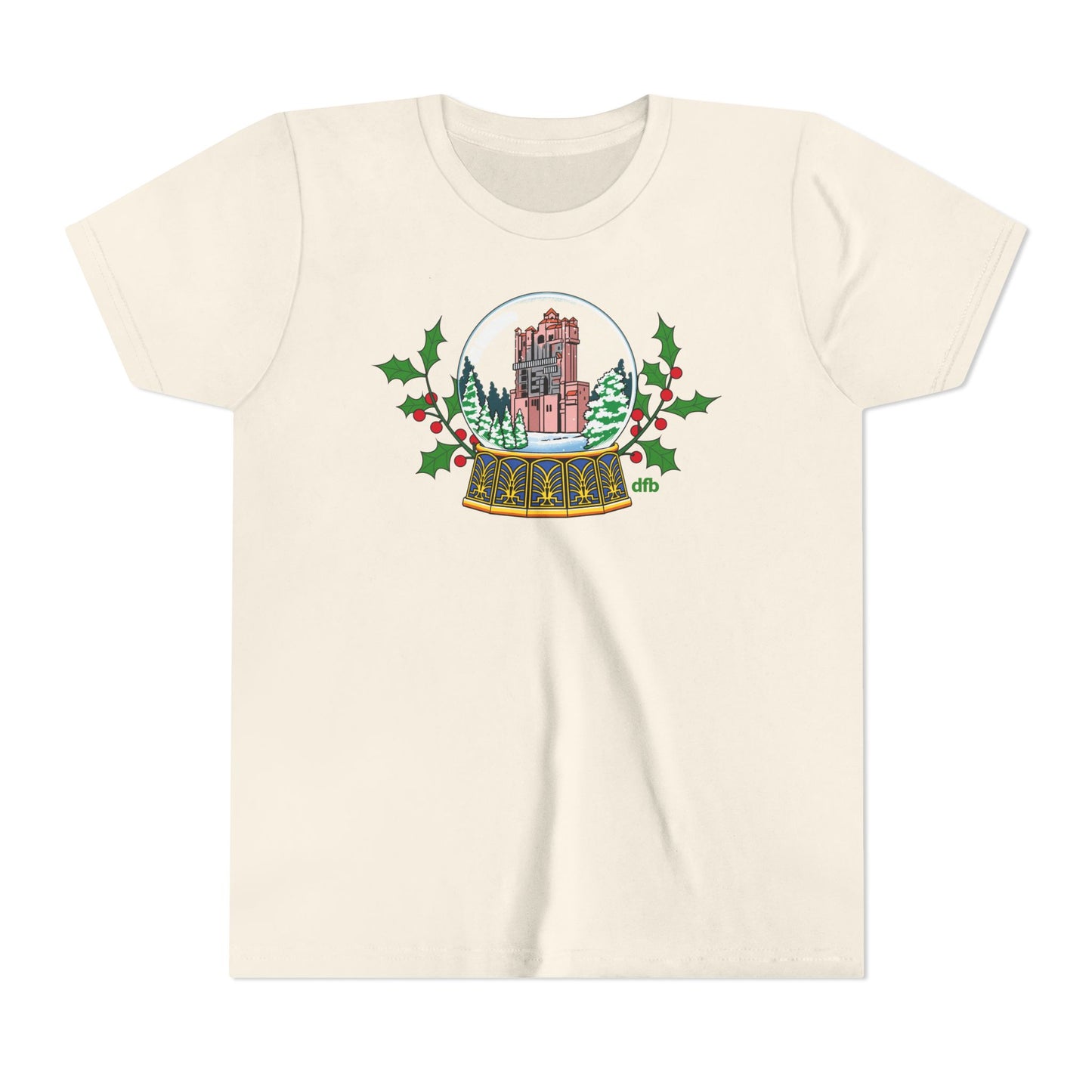 Hollywood Studios Snowglobes -  Kid's Short Sleeve Tee Shirt