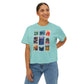 Hollywood Studios Vintage Stamps - Women's Boxy Tee