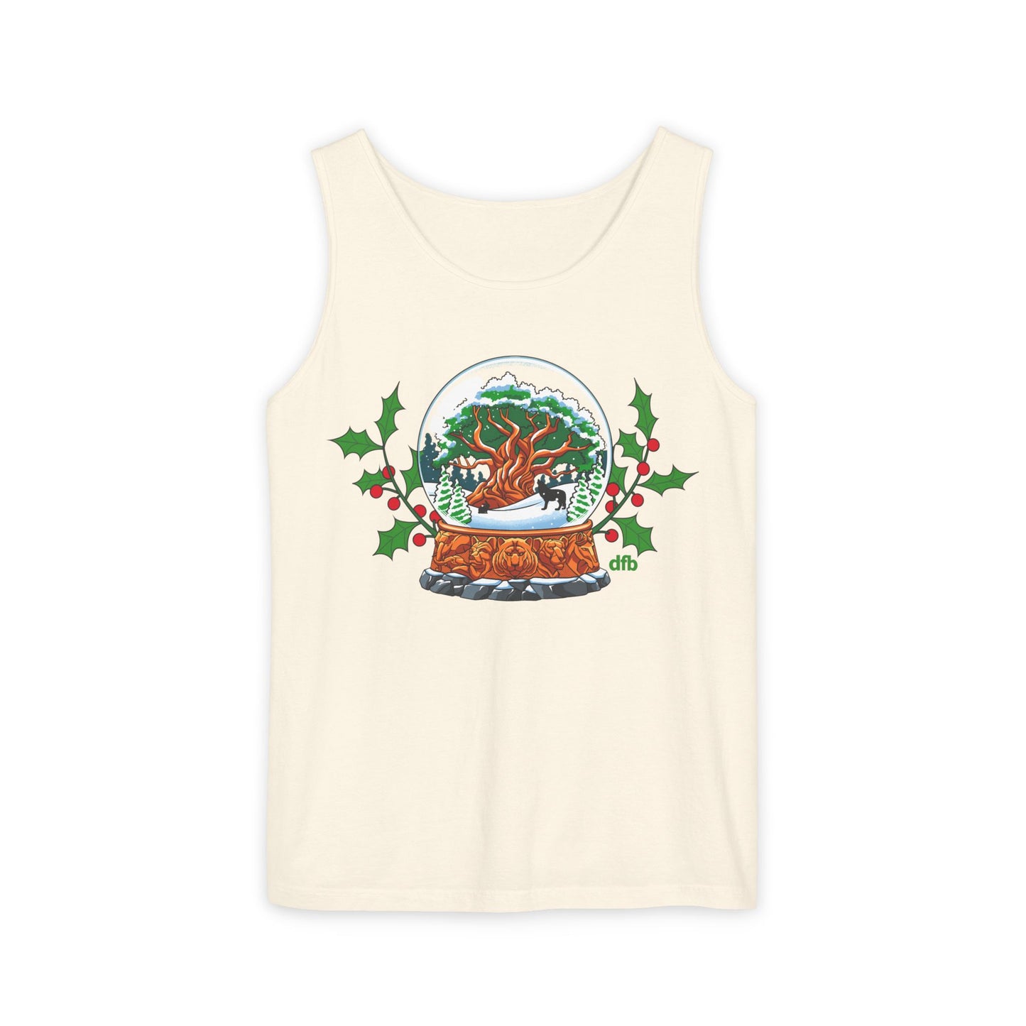 Animal Kingdom Snowglobes - Unisex Garment-Dyed Tank Top