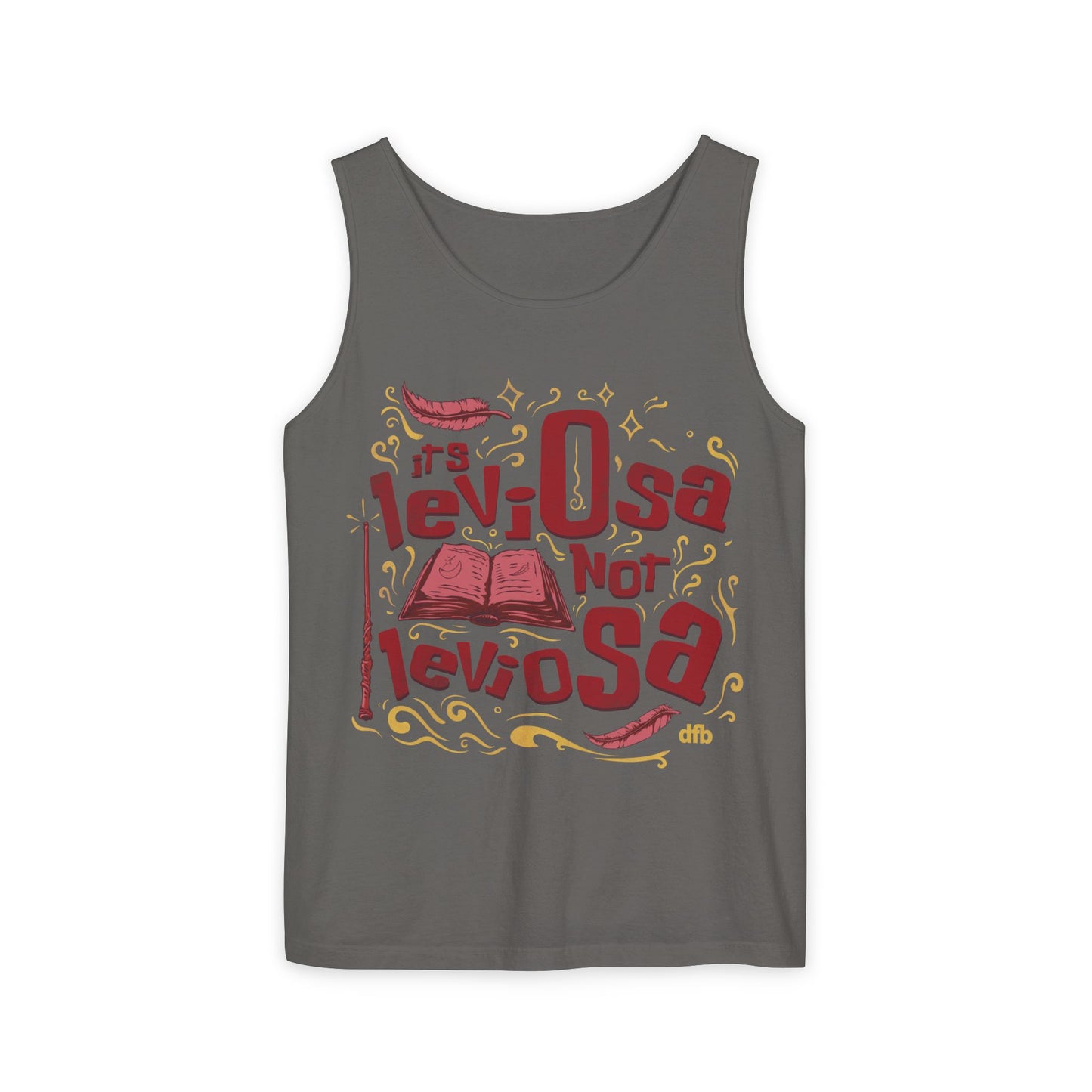 Hermione Quote - Unisex Garment-Dyed Tank Top