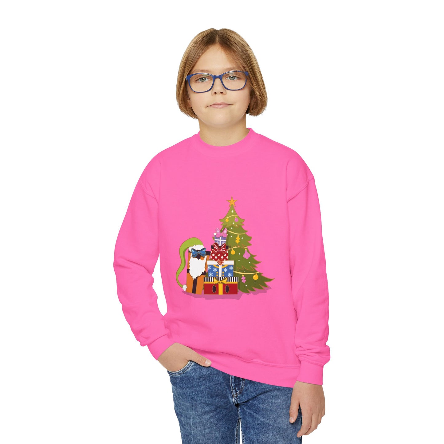 Fab 5 as Presents - Youth Crewneck Sweatshirt