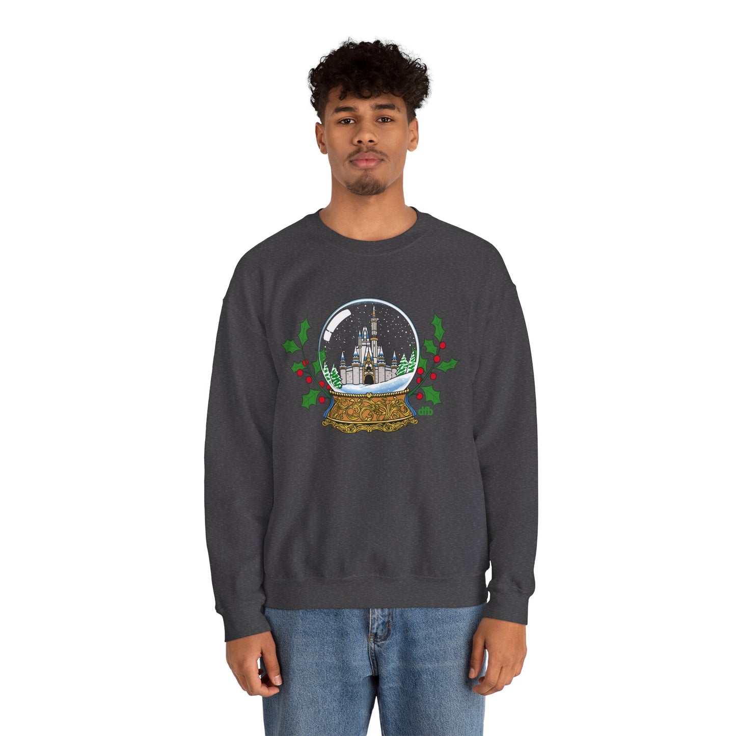 Magic Kingdom Snowglobes - Adult Crewneck Sweatshirt