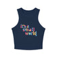 it's a small world - Women's Micro Rib Racer Tank Top