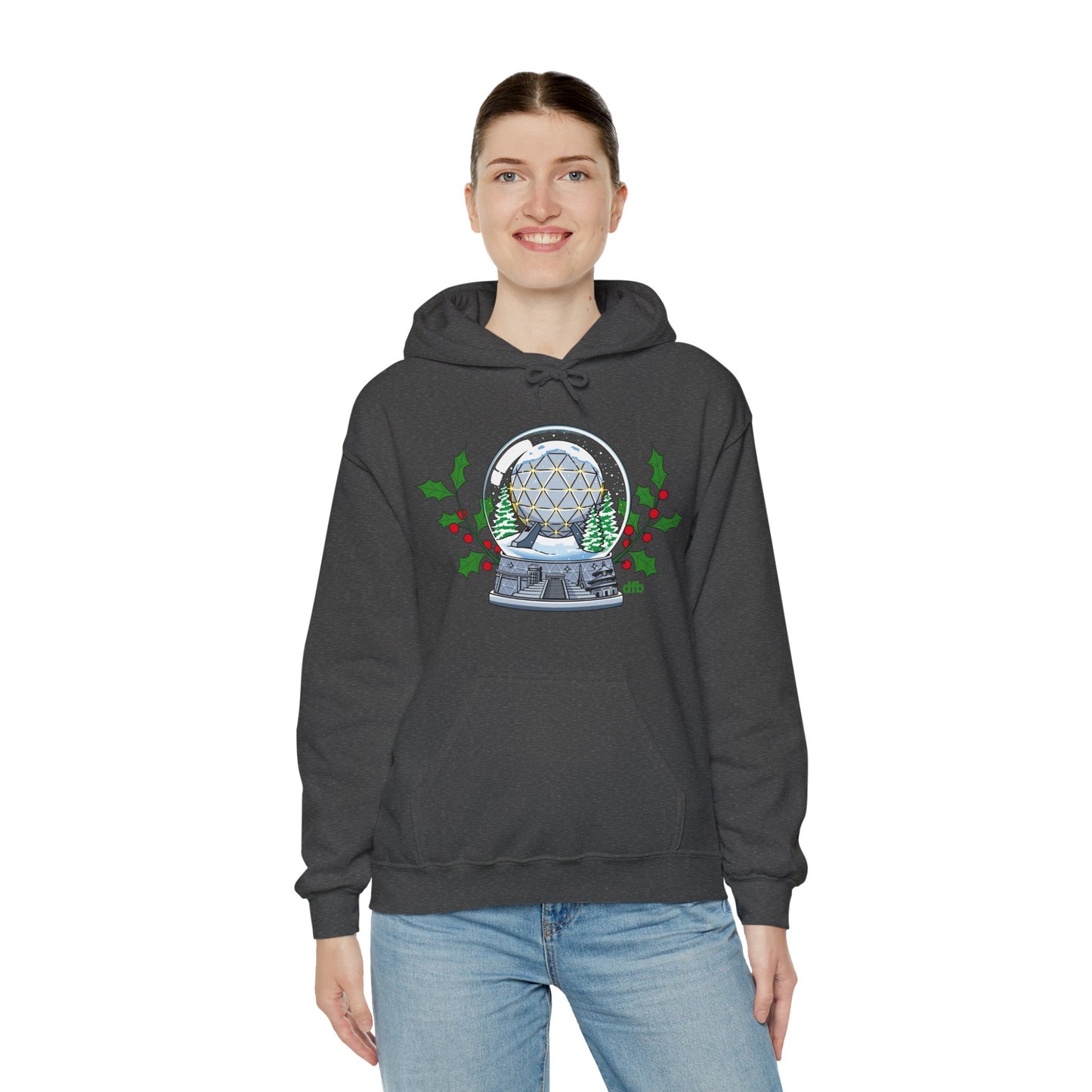 EPCOT Snowglobes -  Adult Hoodie Sweatshirt