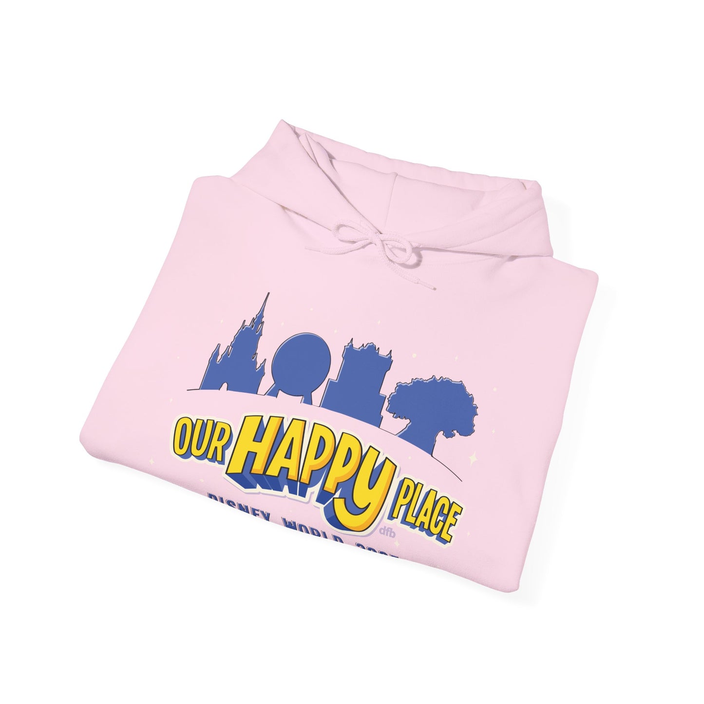 Our Happy Place 2025 - Family Matching Tee - Adult Hoodie Sweatshirt