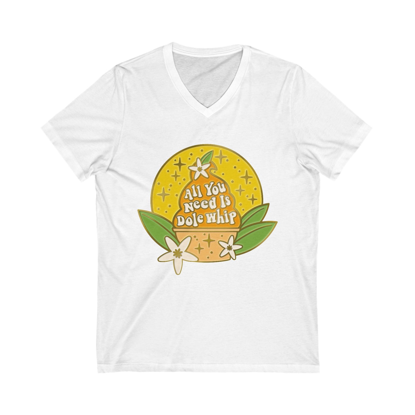 All You Need Is Dole Whip - Short Sleeve V-Neck Tee