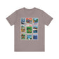 Animal Kingdom Vintage Stamps - Adult Tee Shirt