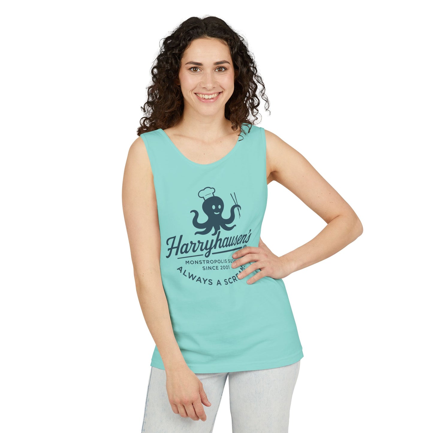 Harryhausen's - Unisex Garment-Dyed Tank Top